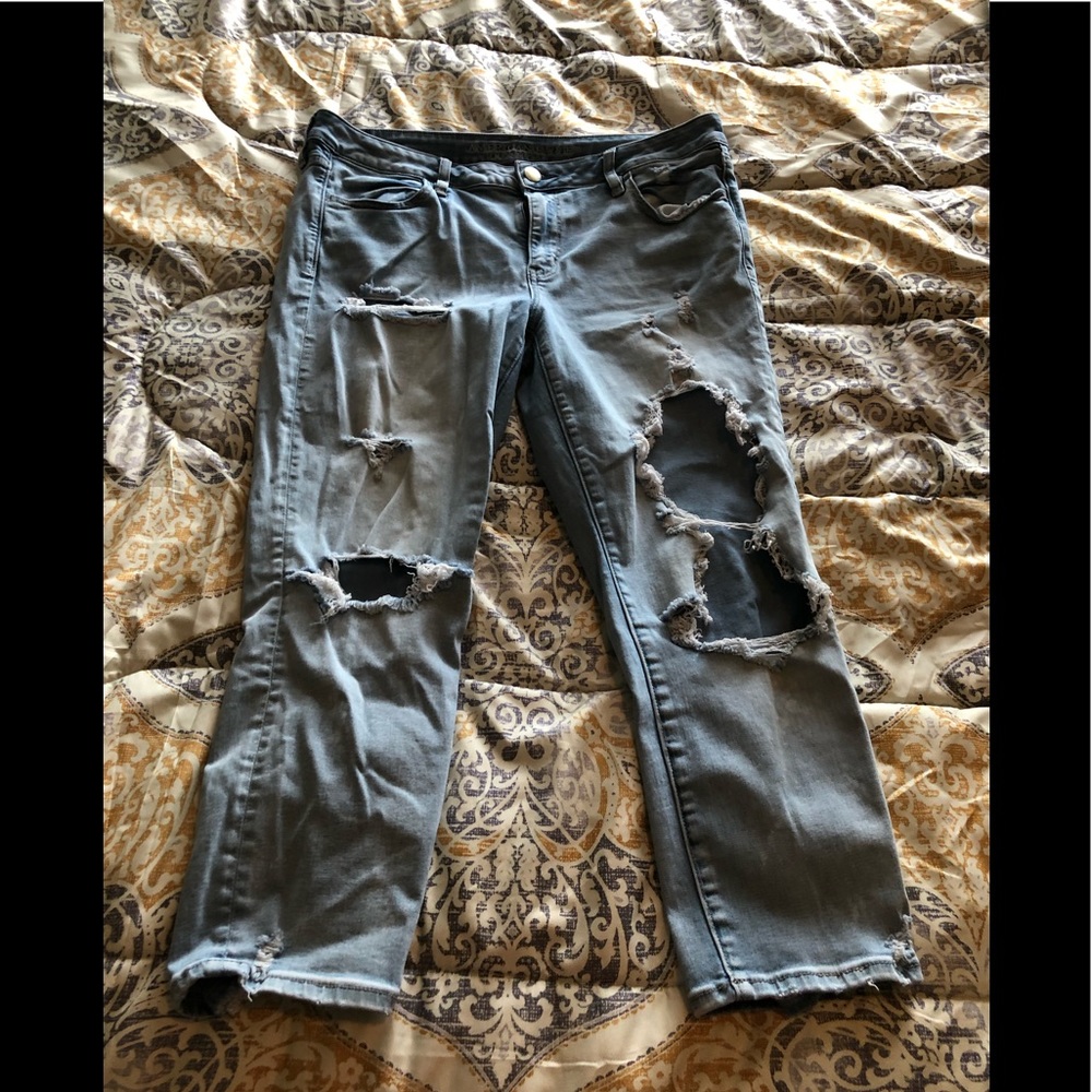 Cropped jeans